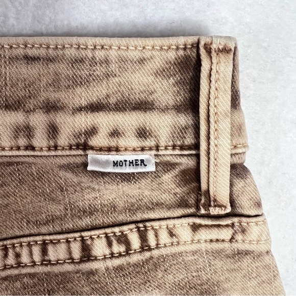 MOTHER Jeans The Swiss Army Desperado Heel Jeans in Tan Sz 28 NWT - Picture 10 of 16